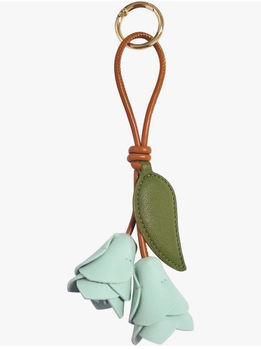 NEW Double-Petaled Tulip Bag Charms, Flower Bag Charm